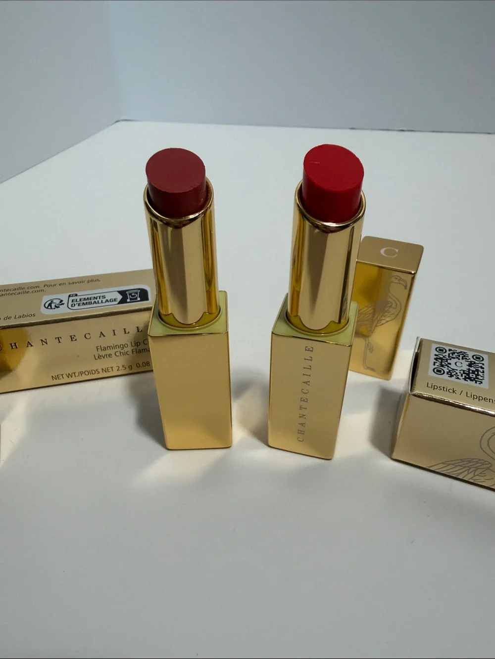 2 Chantecaille flamingo Lip chic guava & Stella new